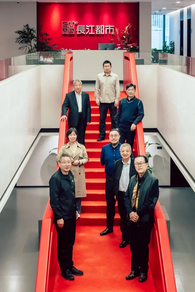 全国工程勘察设计大师、中设协建环分会罗继杰名誉会长，中设协建环分会张杰会长一行调研長江都市